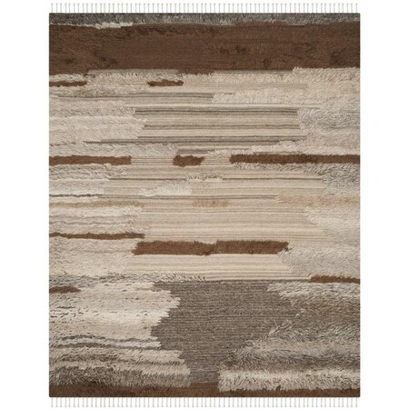 Safavieh Kenya Hand Knotted Runner RugGrey & Brown 2 ft.-3 in. x 8 ft. KNY225A-28